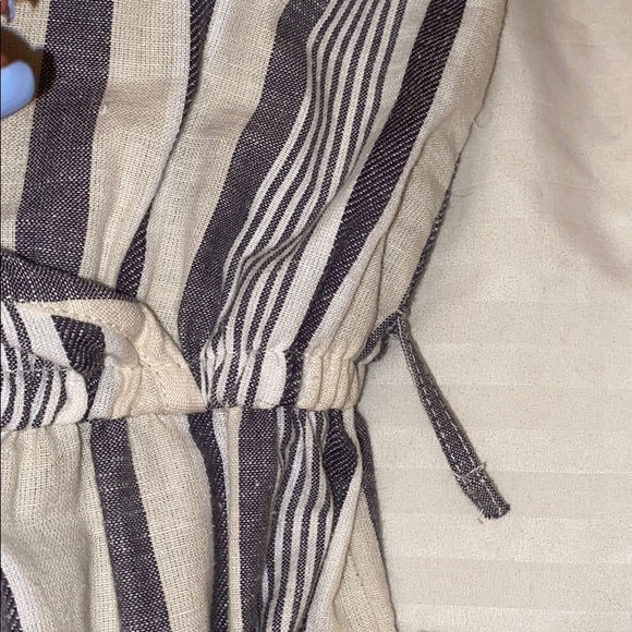 Striped Cropped jumpsuit - Picture 5 of 5